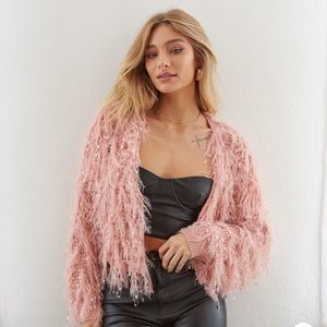Shaggy Knit Cardigan